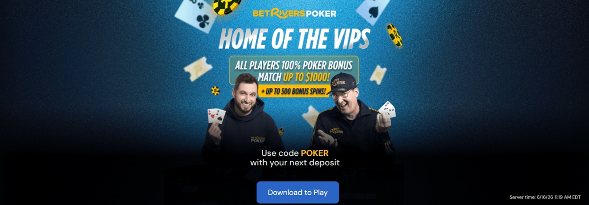 betrivers usa poker homepage